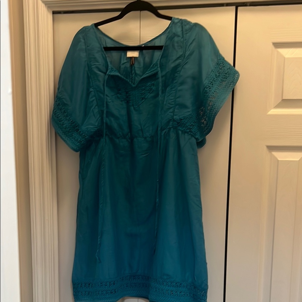 HD size 10 Teal cover-up Women's dress